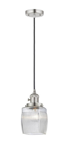 Colton - 1 Light - 6 inch - Polished Nickel - Cord hung - Mini Pendant (3442|201CSW-PN-G302)