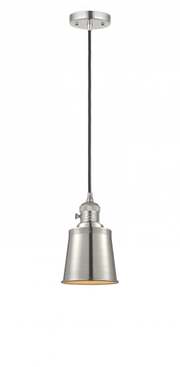 Addison - 1 Light - 5 inch - Polished Nickel - Cord hung - Mini Pendant (3442|201CSW-PN-M9)