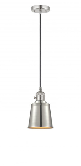 Addison - 1 Light - 5 inch - Polished Nickel - Cord hung - Mini Pendant (3442|201CSW-PN-M9-LED)