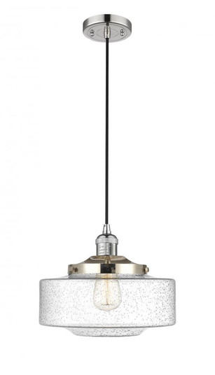 Bridgeton - 1 Light - 12 inch - Polished Nickel - Cord hung - Mini Pendant (3442|201C-PN-G694-12)
