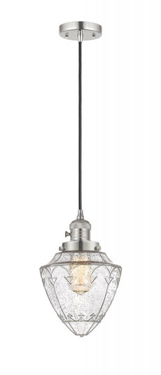 Bullet - 1 Light - 7 inch - Polished Nickel - Cord hung - Mini Pendant (3442|201CSW-PN-G664-7)