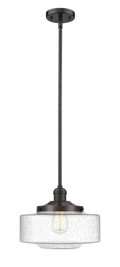 Bridgeton - 1 Light - 12 inch - Oil Rubbed Bronze - Stem Hung - Mini Pendant (3442|201S-OB-G694-12-LED)