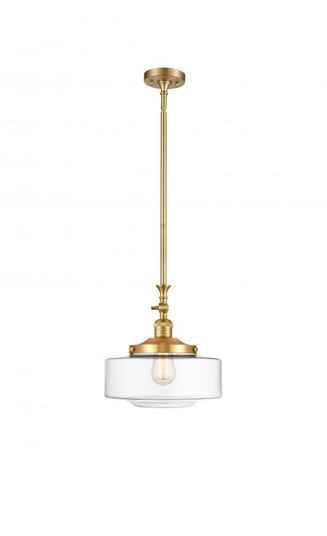 Bridgeton - 1 Light - 12 inch - Satin Gold - Stem Hung - Mini Pendant (3442|206-SG-G692-12-LED)