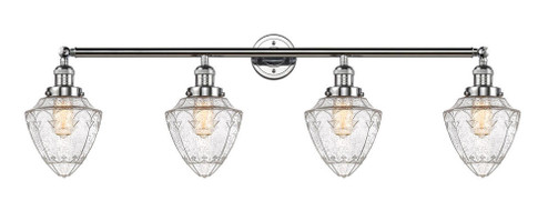 Bullet - 4 Light - 46 inch - Polished Chrome - Adjustable Bath Vanity Light (3442|215-PC-G664-7-LED)