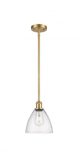 Bristol - 1 Light - 8 inch - Satin Gold - Mini Pendant (3442|516-1S-SG-GBD-754)