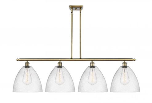 Bristol - 4 Light - 50 inch - Antique Brass - Cord hung - Island Light (3442|516-4I-AB-GBD-124)