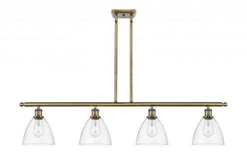 Bristol - 4 Light - 48 inch - Antique Brass - Cord hung - Island Light (3442|516-4I-AB-GBD-752)