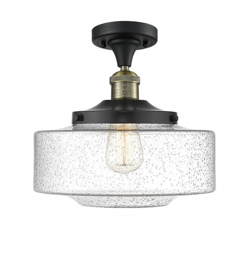Bridgeton - 1 Light - 12 inch - Black Antique Brass - Semi-Flush Mount (3442|517-1CH-BAB-G694-12)