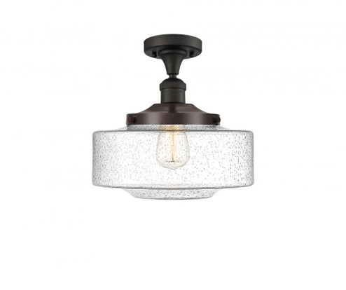 Bridgeton - 1 Light - 12 inch - Oil Rubbed Bronze - Semi-Flush Mount (3442|517-1CH-OB-G694-12)