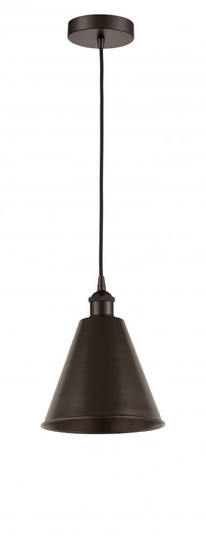 Berkshire - 1 Light - 8 inch - Oil Rubbed Bronze - Cord hung - Mini Pendant (3442|616-1P-OB-MBC-8-OB)