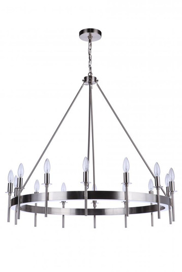 Larrson 14 Light Chandelier in Brushed Polished Nickel (20|54314-BNK)