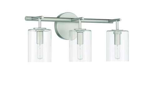 Hailie 3 Light Vanity in Satin Nickel (20|55603-SN)