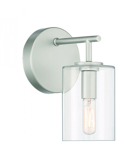 Hailie 1 Light Wall Sconce in Satin Nickel (20|55661-SN)