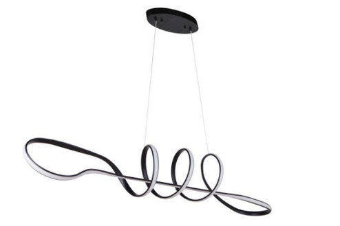 Pulse Dimmable LED Island in Flat Black (20|55770-FB-LED)