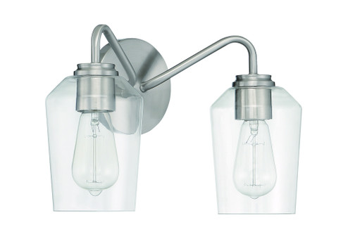 Shayna 2 Light Vanity in Brushed Polished Nickel (20|56102-BNK)