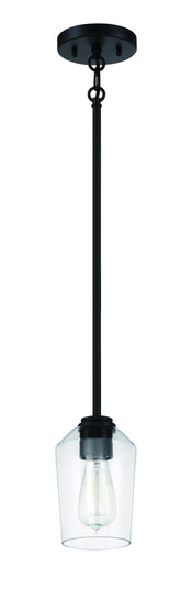 Shayna 1 Light Mini Pendant in Flat Black (20|56191-FB)