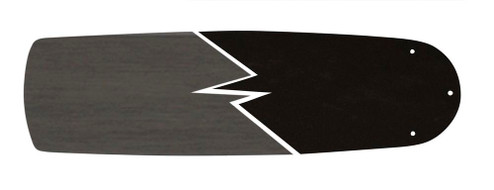 56'' Supreme Air Plus Blades in Flat Black/Black Walnut (20|BSAP56-FBBWN)