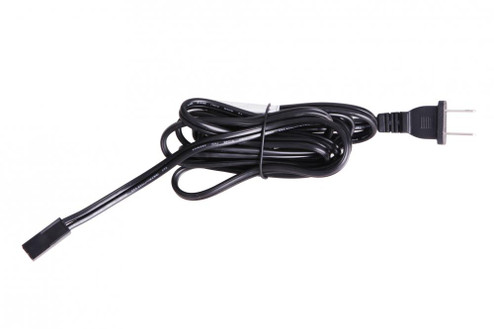 6'  Under Cabinet Puck Cord and Plug in Black (20|CPK11-PG6-BLK)