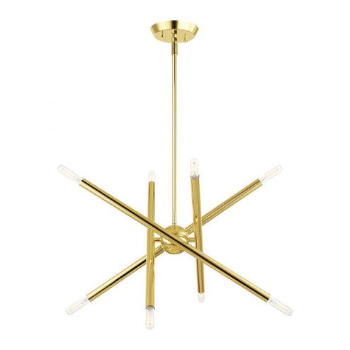 8 Lt Polished Brass Chandelier (108|46774-02)