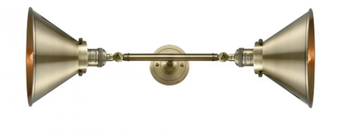 Briarcliff - 2 Light - 10 inch - Antique Brass - Adjustable Bath Vanity Light (3442|208L-AB-M10-AB)