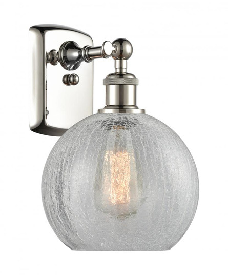 Athens - 1 Light - 8 inch - Polished Nickel - Sconce (3442|516-1W-PN-G125-LED)