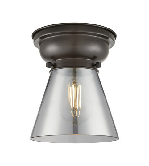 Cone - 1 Light - 6 inch - Oil Rubbed Bronze - Flush Mount (3442|623-1F-OB-G63-LED)