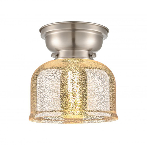 Bell - 1 Light - 8 inch - Brushed Satin Nickel - Flush Mount (3442|623-1F-SN-G78-LED)