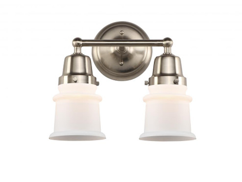 Canton - 2 Light - 13 inch - Brushed Satin Nickel - Bath Vanity Light (3442|623-2W-SN-G181S)