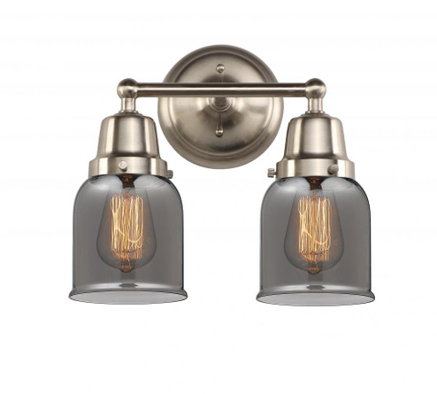 Bell - 2 Light - 13 inch - Brushed Satin Nickel - Bath Vanity Light (3442|623-2W-SN-G53)