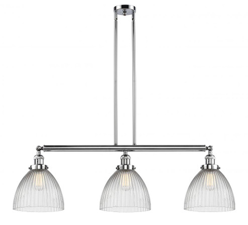 Seneca Falls - 3 Light - 39 inch - Polished Chrome - Stem Hung - Adjustable Island Light (3442|213-PC-G222)