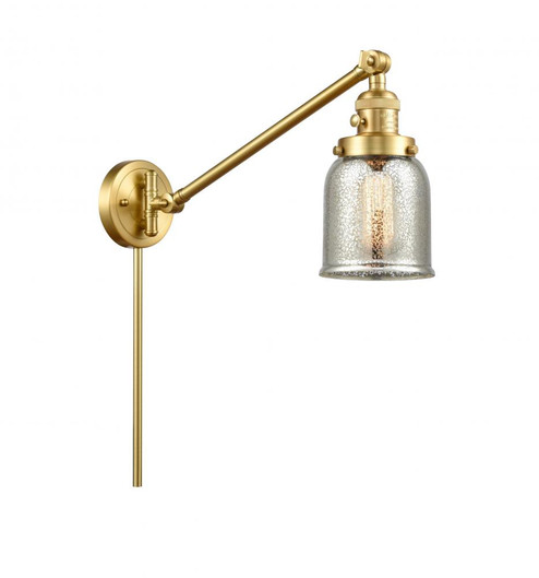 Bell - 1 Light - 8 inch - Satin Gold -Adjustable Swing Arm (3442|237-SG-G58)
