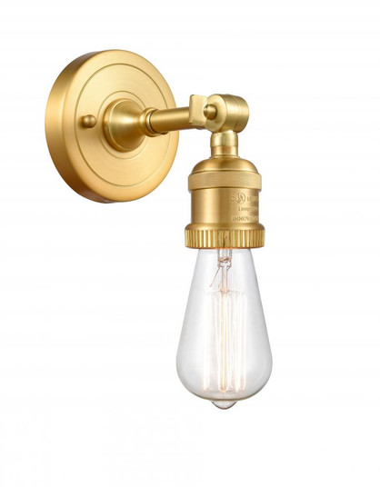 Bare Bulb - 1 Light - 5 inch - Satin Gold - Adjustable Sconce (3442|203-SG-LED)