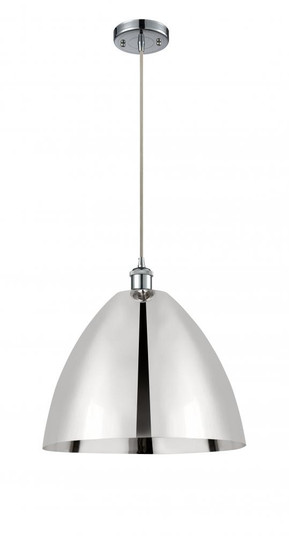 Bristol - 1 Light - 16 inch - Polished Chrome - Cord hung - Mini Pendant (3442|516-1P-PC-MBD-16-PC-LED)