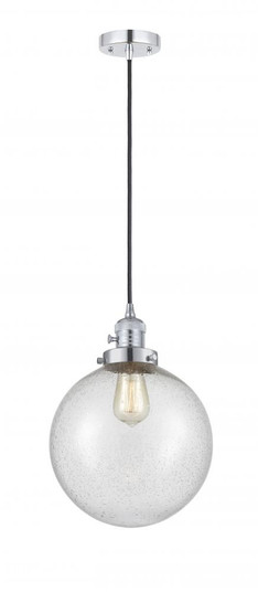Beacon - 1 Light - 10 inch - Polished Chrome - Cord hung - Mini Pendant (3442|201CSW-PC-G204-10-LED)