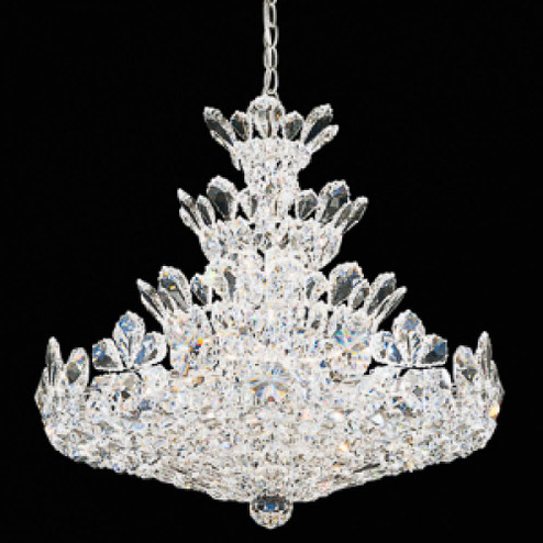 Trilliane 24 Light 120V Chandelier in Polished Stainless Steel with Clear Heritage Handcut Crystal (168|5858H)