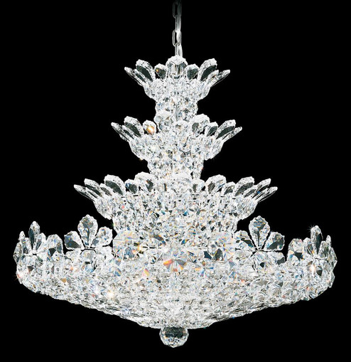 Trilliane 30 Light 120V Chandelier in Polished Stainless Steel with Clear Heritage Handcut Crystal (168|5856H)