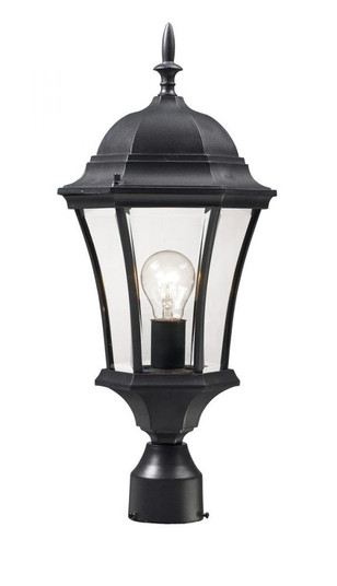 1 Light Outdoor Post Mount Fixture (276|522PHM-BK)
