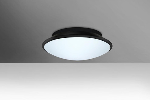 Besa, Silk 12 Ceiling, Opal/Black, 1x20W LED (127|SILK12BKC-LED)