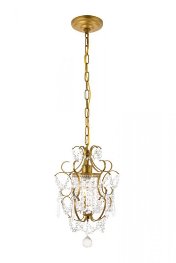 Kirin 1 Light brass Pendant (758|LD5017D11BR)
