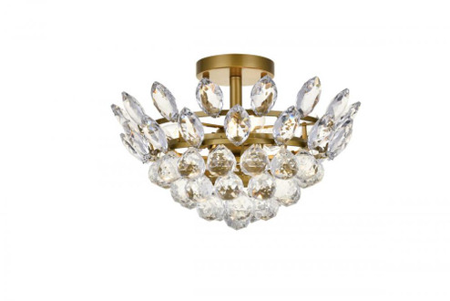 Emilia 14 inch flush mount in brass (758|1105F14BR)