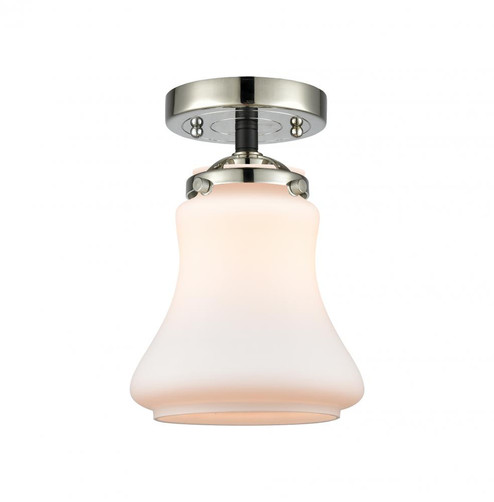 Bellmont - 1 Light - 6 inch - Black Polished Nickel - Semi-Flush Mount (3442|284-1C-BPN-G191)
