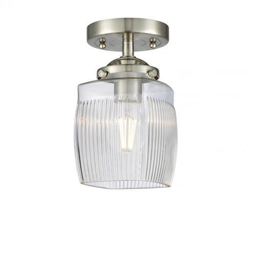 Colton - 1 Light - 6 inch - Brushed Satin Nickel - Semi-Flush Mount (3442|284-1C-SN-G302-LED)