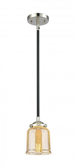 Bell - 1 Light - 5 inch - Black Polished Nickel - Stem hung - Mini Pendant (3442|284-1S-BPN-G58)