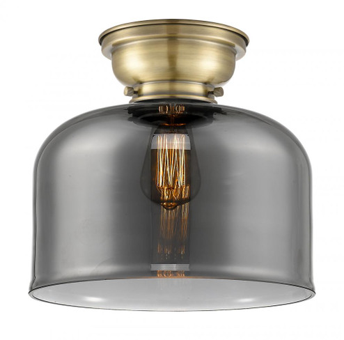 Bell - 1 Light - 12 inch - Antique Brass - Flush Mount (3442|623-1F-AB-G73-L-LED)