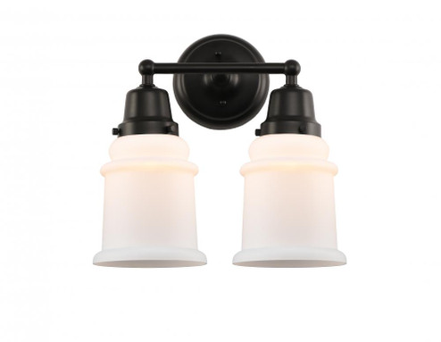 Canton - 2 Light - 14 inch - Matte Black - Bath Vanity Light (3442|623-2W-BK-G181)
