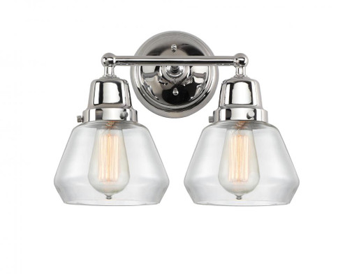 Fulton - 2 Light - 15 inch - Polished Chrome - Bath Vanity Light (3442|623-2W-PC-G172)