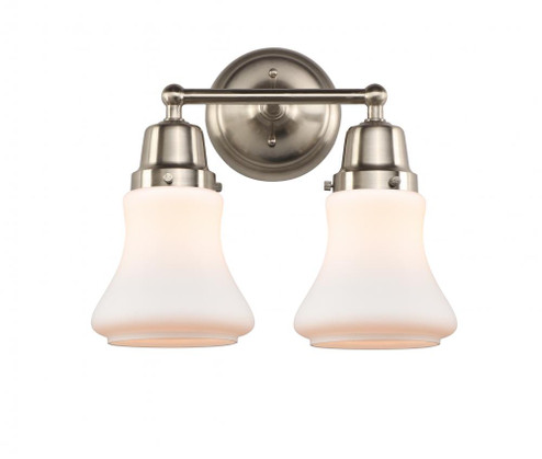 Bellmont - 2 Light - 14 inch - Brushed Satin Nickel - Bath Vanity Light (3442|623-2W-SN-G191)
