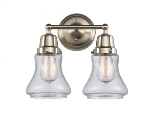 Bellmont - 2 Light - 14 inch - Brushed Satin Nickel - Bath Vanity Light (3442|623-2W-SN-G194)