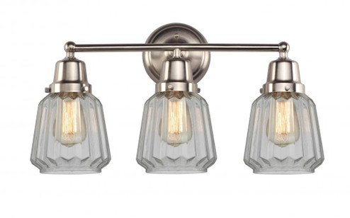 Chatham - 3 Light - 22 inch - Brushed Satin Nickel - Bath Vanity Light (3442|623-3W-SN-G142)
