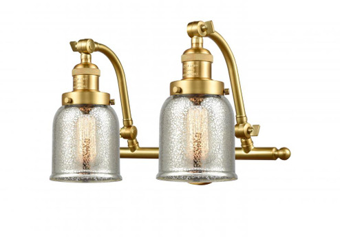 Bell - 2 Light - 18 inch - Satin Gold - Adjustable Bath Vanity Light (3442|515-2W-SG-G58-LED)